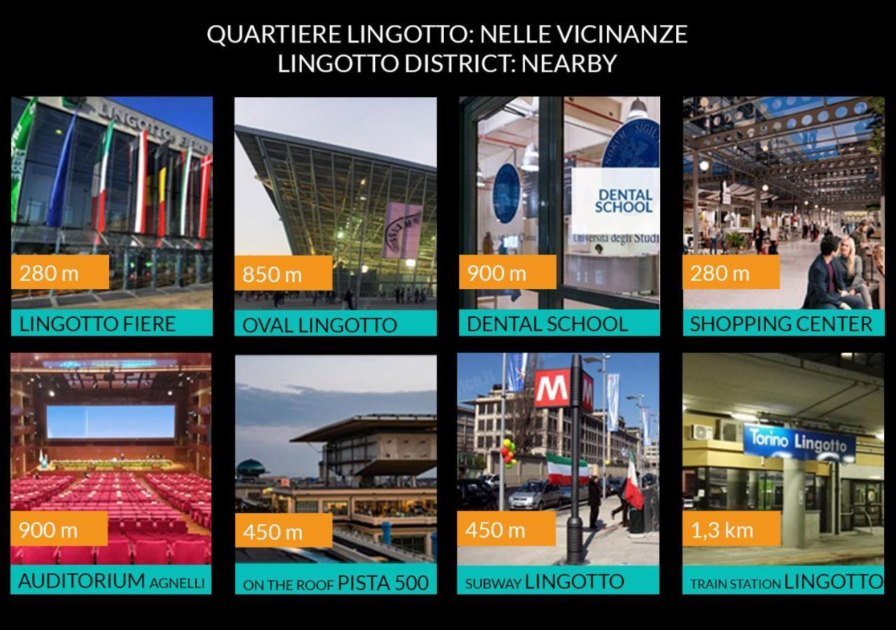 Lingotto Fiere - Parcheggio Privato - Camera Privata In Appartamento Condiviso トリノ エクステリア 写真